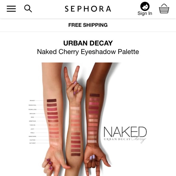 Urban Decay Naked Cherry eyeshadow pallet - Picture 8 of 8